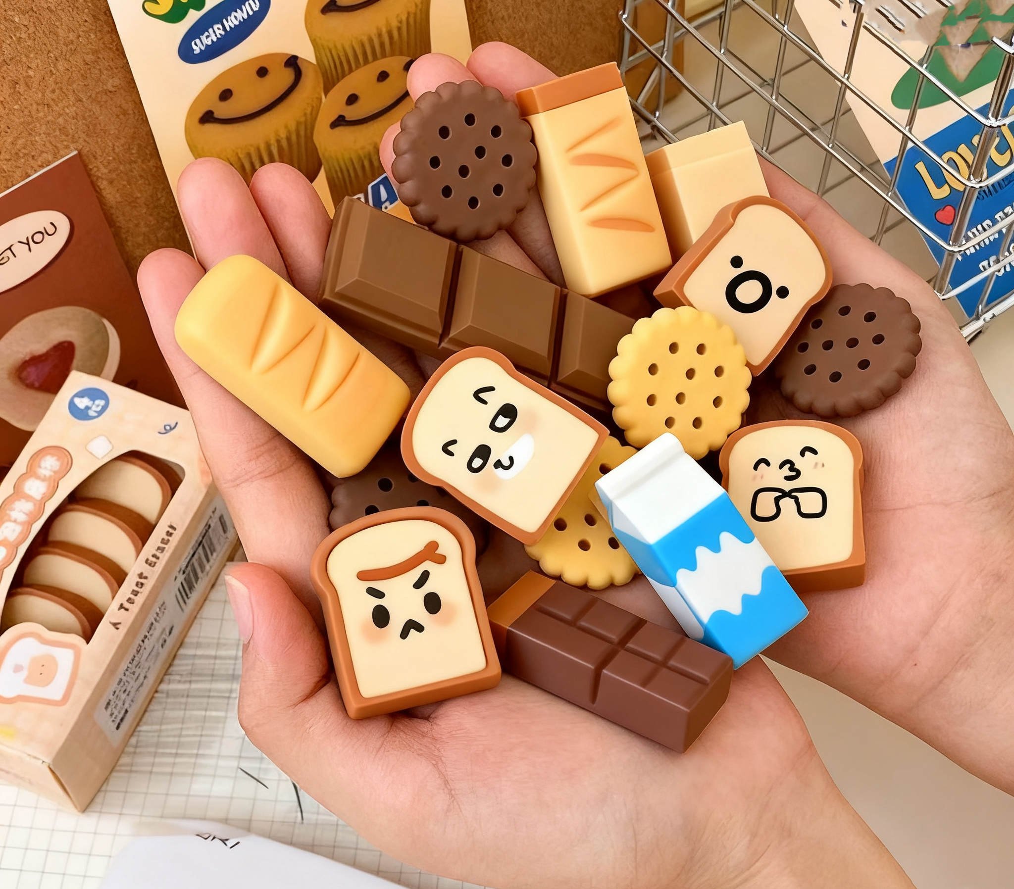 Cute Food Eraser
