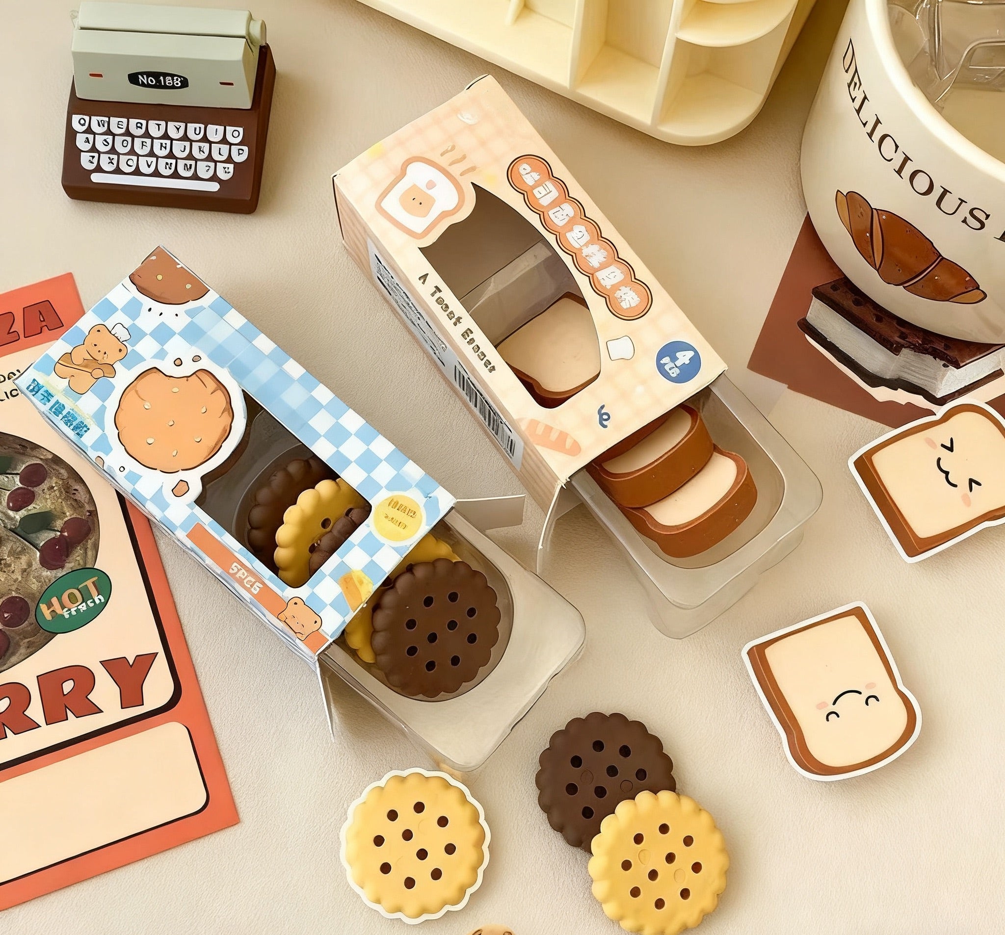 Cute Food Eraser