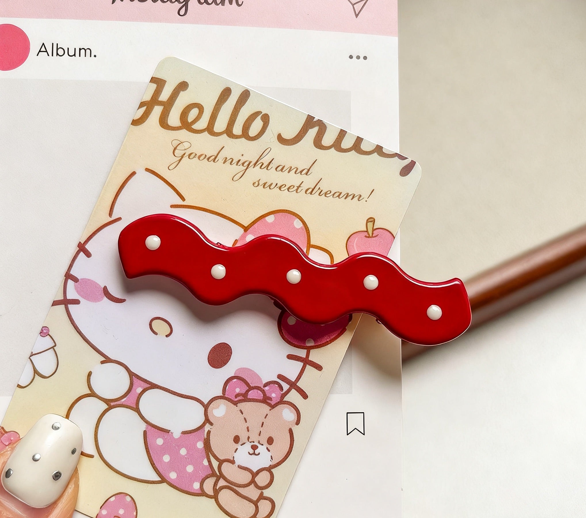 Cute Red Hair Clips（4 pcs）